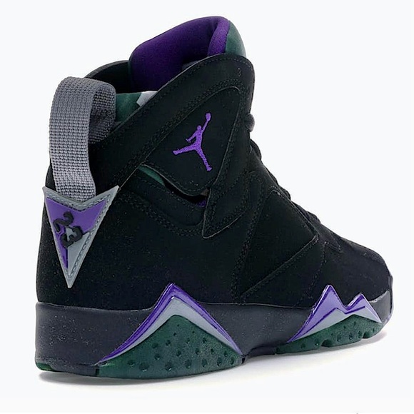Jordan Shoes - Air Jordan 7 Retro Bucks in Black / Field Purple / Fir / Dark Steel Gray